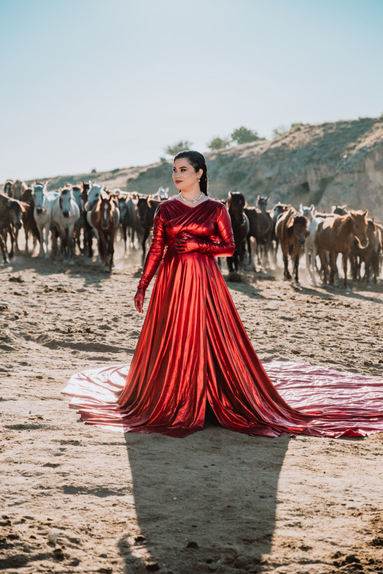 Elegance and Adventure: Cappadocia Flying Dress Photoshoot — Luna Cappadocia